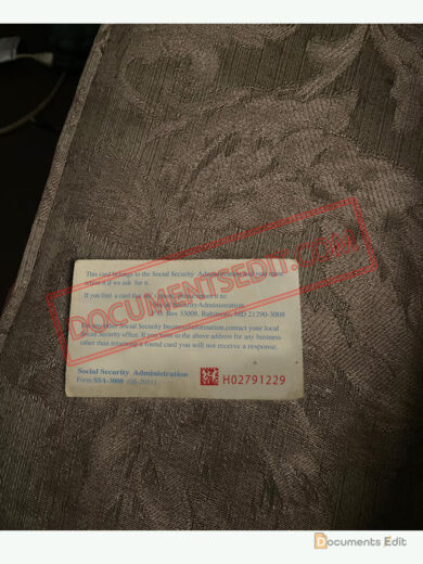 Social Security Card Template 92 b