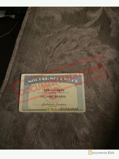 Social Security Card Template 92 f