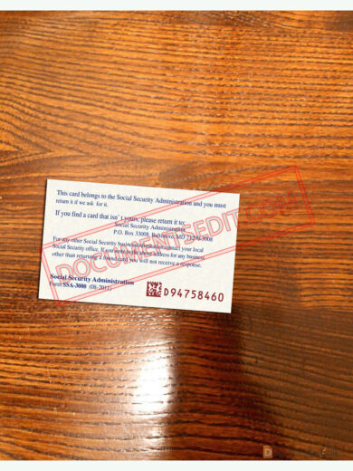 Social Security Card Template 93 b