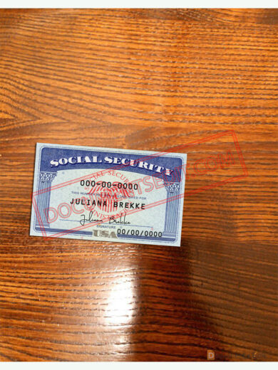 Social Security Card Template 93 f