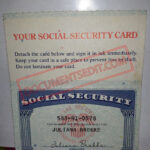 Social Security Card Template 96