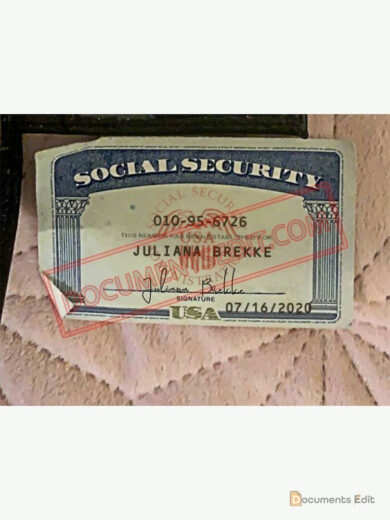 Social Security Card Template 97