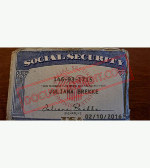 Social Security Card Template 98