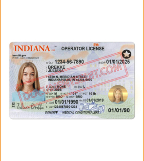 Indiana Driver License
