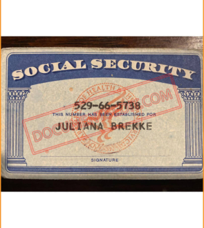 Social Security Card Template 111 2