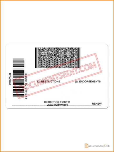 West Virginia Driver License