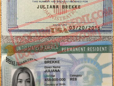 DocumentsEdit - 03. - SSN & USA Permanent Resident Card Template2