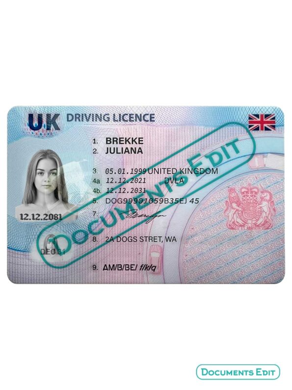 UK Driver License