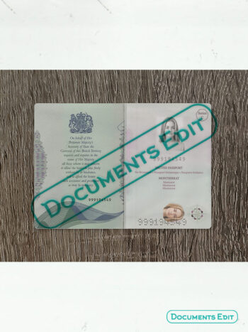 DocumentsEdit United Kingdom Passport PSD Template