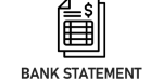 Icon bank statement